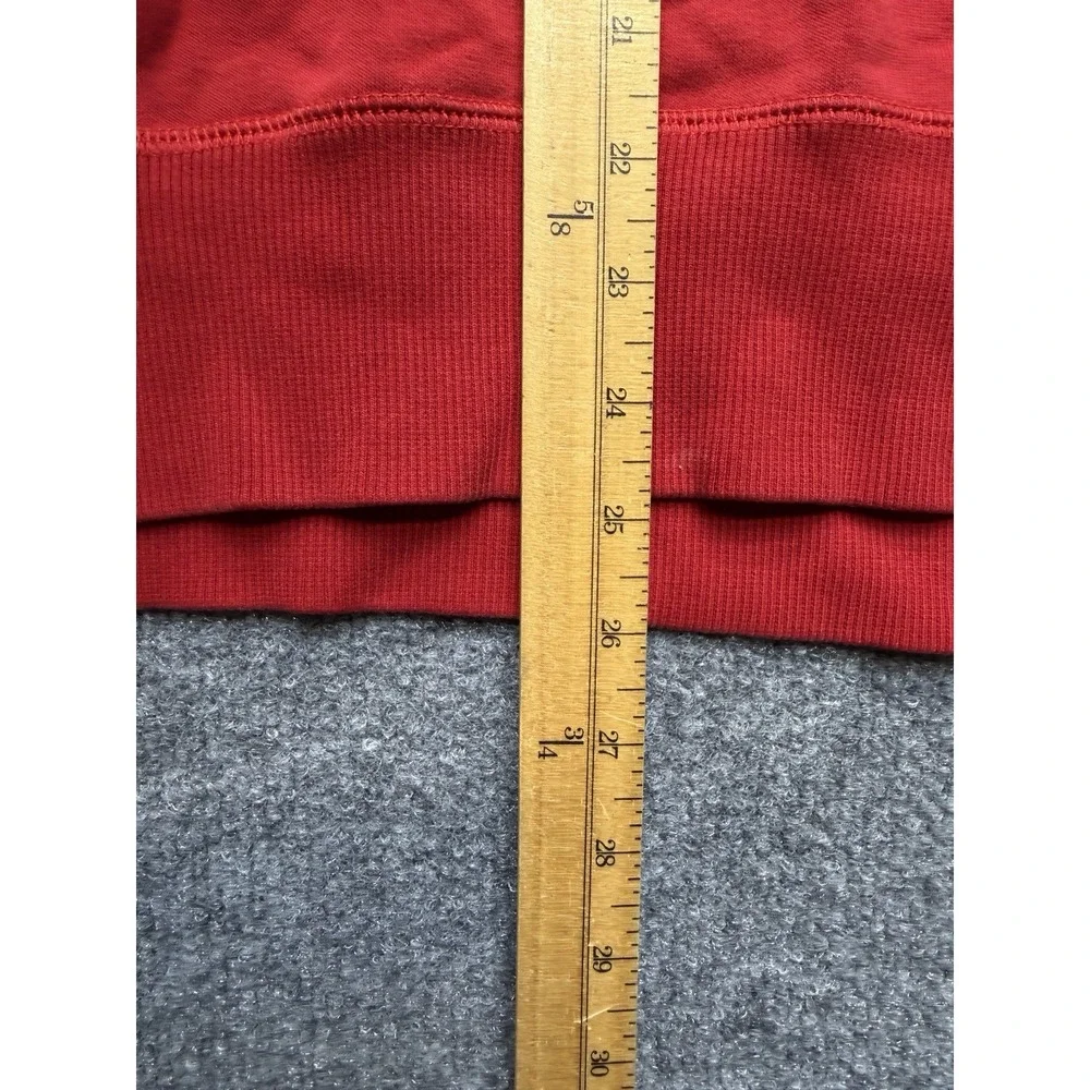 Nike Y2K Men's Crewneck Sweatshirt Size XL Red and Black Long‎ Sleeve Pullover